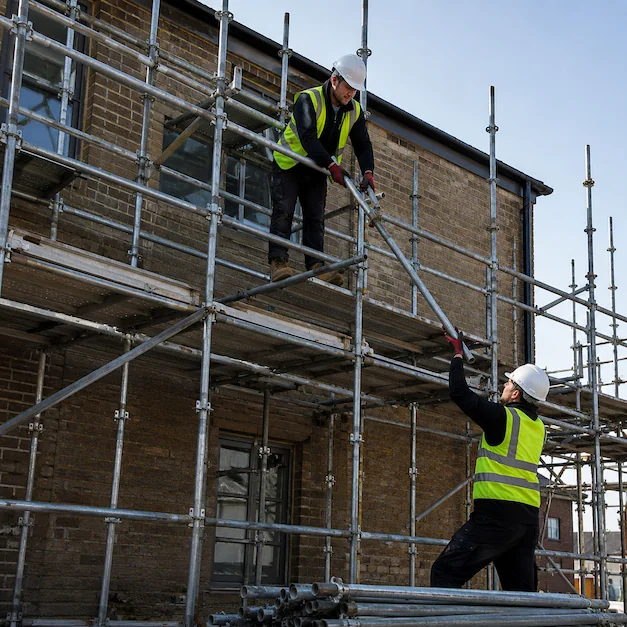 Scaffold dismantling services by Santa Clarita Scaffolding Rental with safe removal procedures.